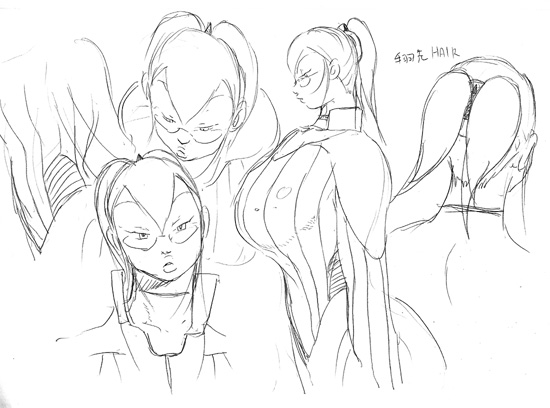 GG QUATRE vol.4のスケッチ。 