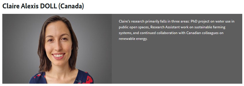#LifeOnLand is facing many global challenges! #GreenTalents winner @c_a_doll researches on #PublicBenefits of urban parks with different designs &amp; irrigation needs to assess potential opportunities for #WaterConservation in cities #SDG15 #biodiversity s.dlr.de/Evamr