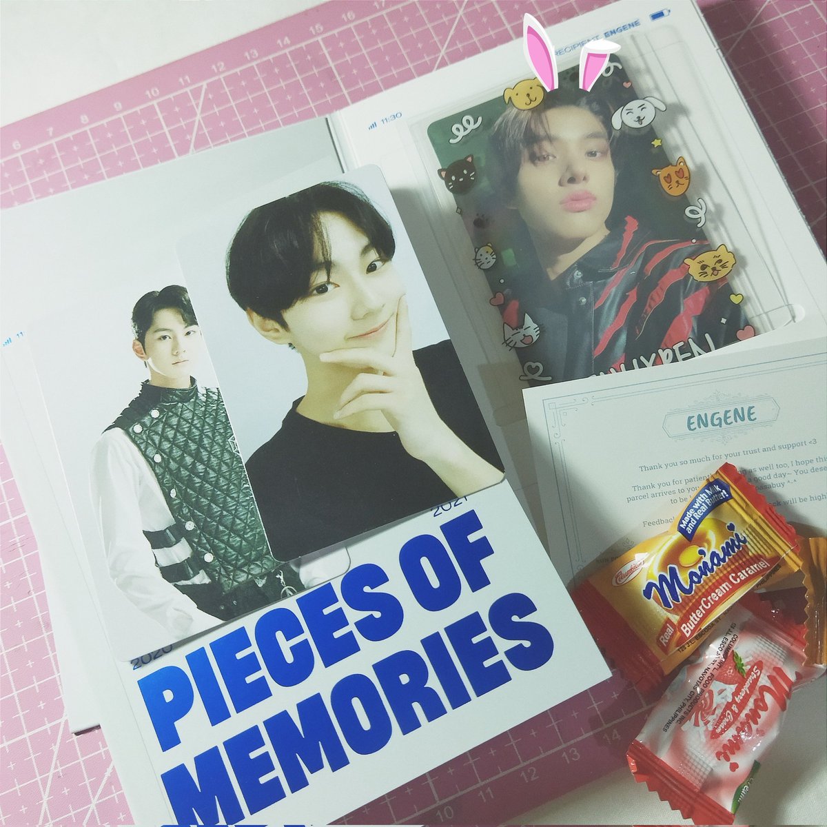 sunwonikeulike's tweet photo. ☁︎ #maeumails
⌕ @armyowns_cart | #armyowns_feedback
ʚ mail: enha pom ɞ
✎ hi! sorry again for the late feedback but i received my pom safely and i pulled jakey! tysm for packing my orders well hehe this is my third order from u~ can't wait to receive my memo as well! ty! https://t.co/BwWe0JoQnA