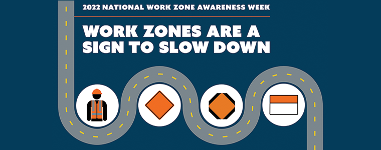 LaurelCityOEM's tweet photo. It's #NationalWorkZoneAwarenessWeek, an annual spring campaign held at the start of construction season to encourage safe driving through highway work zones. #MoveOverSlowDown when approaching a work zone and ensure #EveryoneGetsHomeSafe! #GoOrangeMD @MDSHA @MDMEMA @LaurelPD https://t.co/WVavDPRZAr