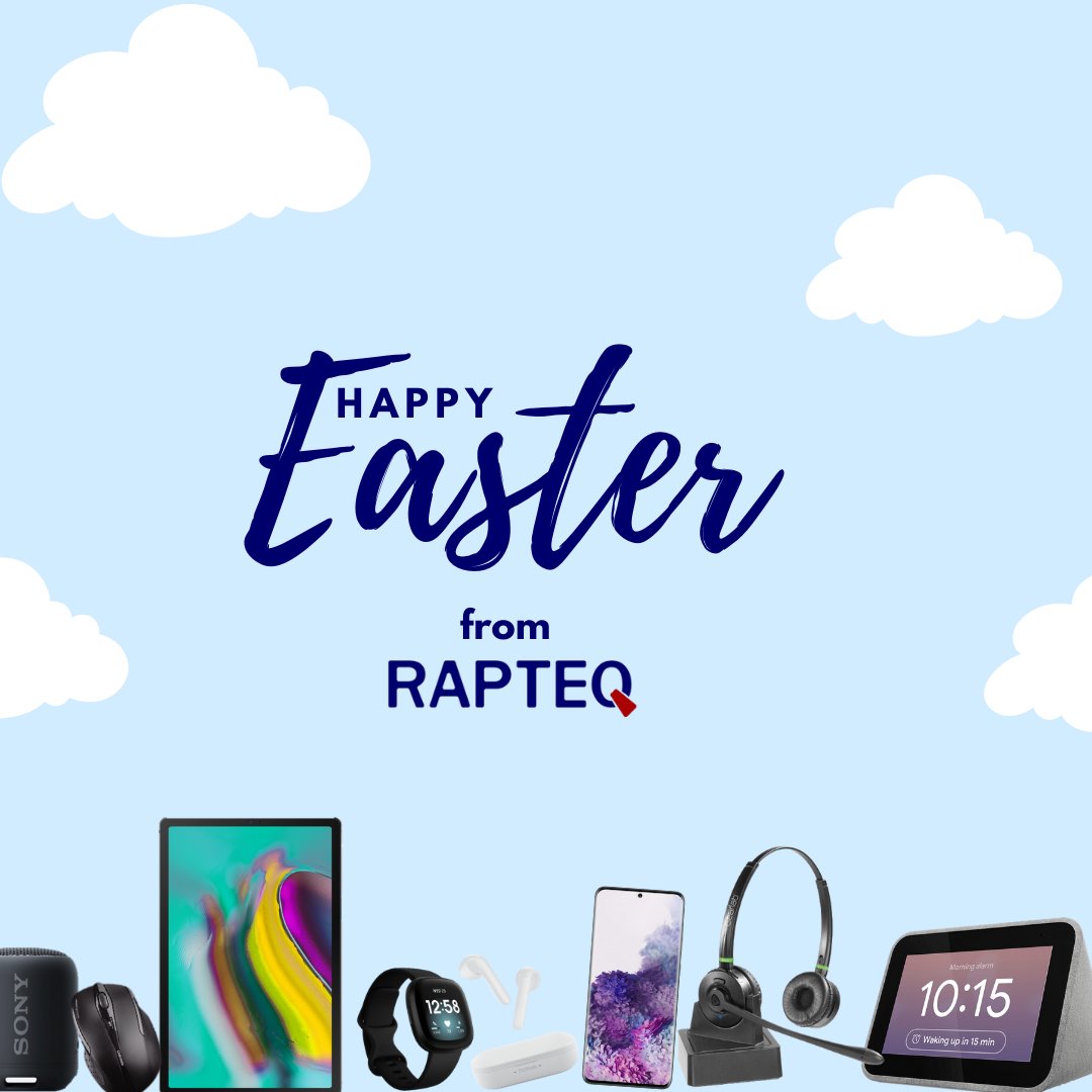 Rapt3q's tweet photo. We would like to wish all our customers and colleagues a Happy Easter🥚🐇

#Easter #ITHardware #Rapteq #Computing #HappyEaster #ITSourcing #ITProcurement https://t.co/SQJyxiUGnp