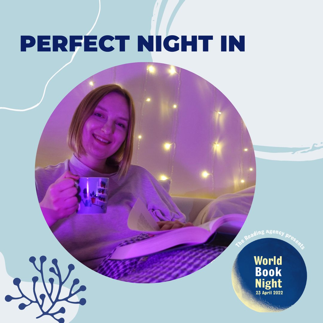 DorkingLibrary's tweet photo. Dorking Library staff are celebrating World Book Night by sharing their perfect nights in. Ieva can't have a perfect night without a cup of tea.โ๏ธ
For more World Book Night fun and a free audio book visit https://t.co/Al8PDdg0O1
#WorldBookNight #PerfectNightIn #MeetYourLibrarian https://t.co/WXtTqdgIzD