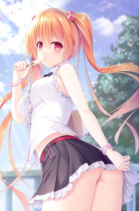 暑くなってきたので涼しげな感じのウチの子 