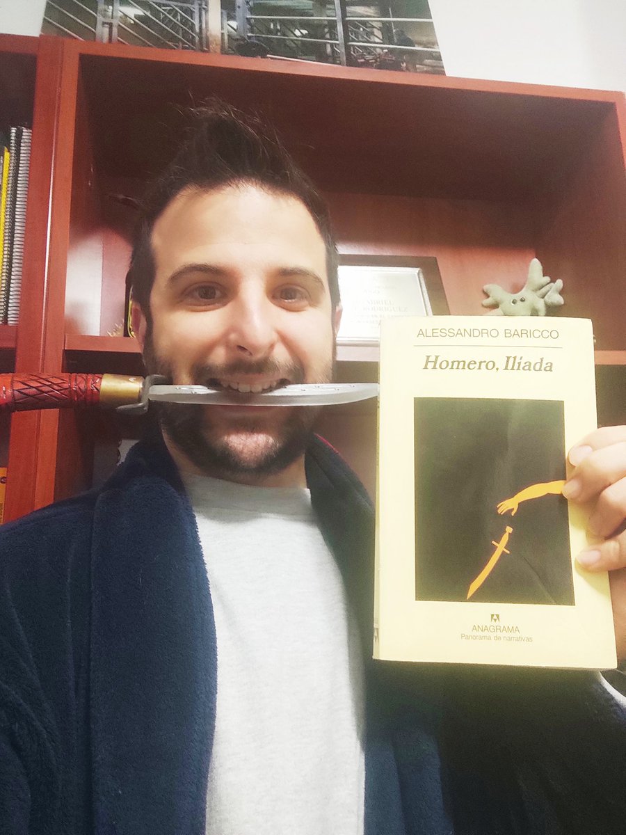 joaquinturia's tweet photo. 6 Homero, Iliada.
Form: Papel
Punt: 8/10
Una de las mayores epopeyas. Fiel a la original, pero con varios retoques de la pluma de Baricco (cambio a 1° persona, y omitiendo a los dioses)  para hacerla apta para el lector actual y poder ser leida en público (+ de 10 horas)
Un must https://t.co/NrYTOCCkP5