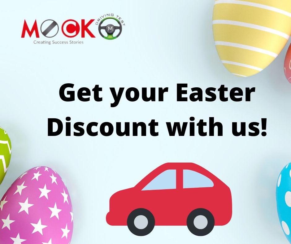 MockDrivingTest's tweet image. Don&apos;t miss out on our Easter Discount. Pop to our website to find out more. Its eggcellent! 🥚🥚
mockdrivingtest.com/uk-en
#mockdrivingtest #easter #eggs #booknow #discount #offer #sale #getinvolved #easter2022 #Easter #drivinglessons