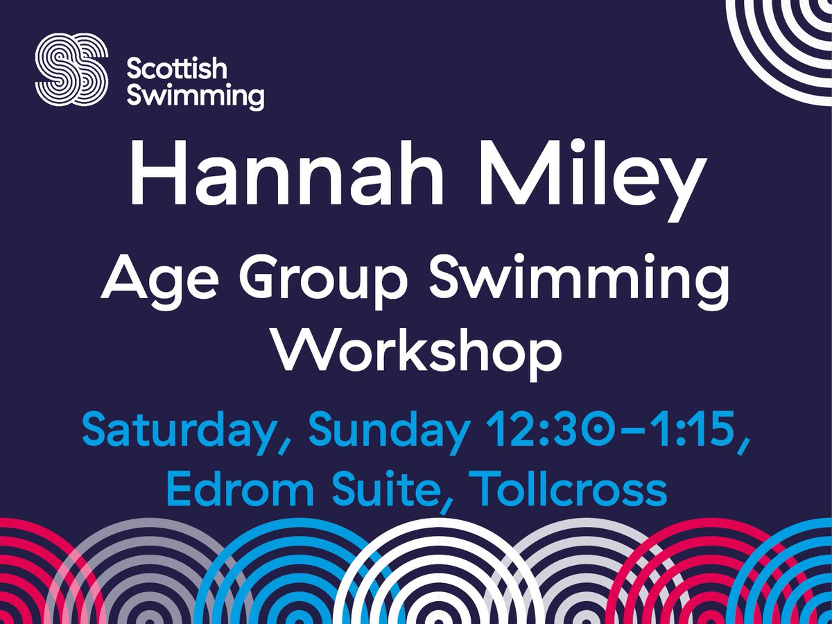 REMINDER

On Saturday and Sunday at #SNAGS2022 former Commonwealth Champion Hannah Miley will deliver a workshop for parents, focusing on: age group athlete development, technical swimsuit policy and key focus areas for athletes aged 11-15. 

If you’re at SNAGS come along!