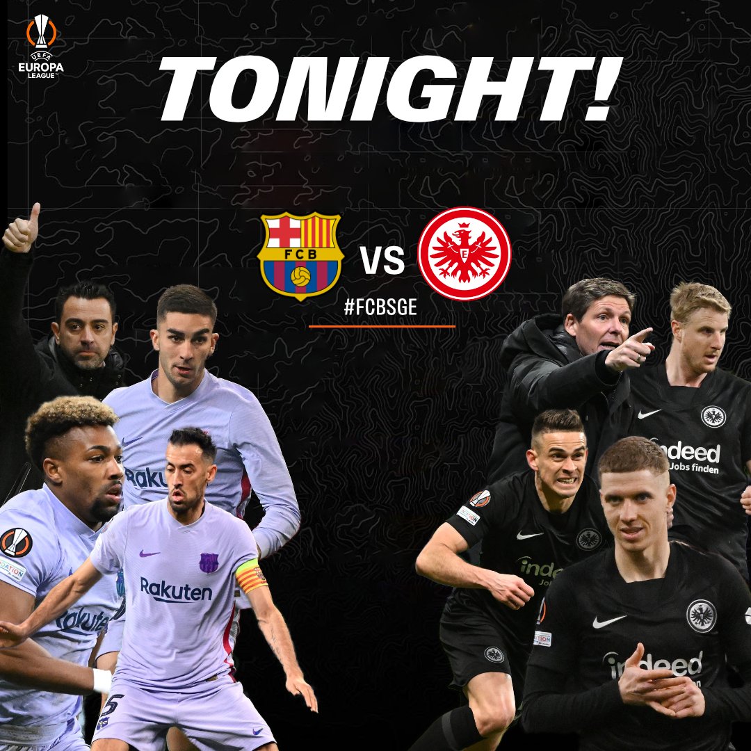 Eintracht Frankfurt'un Barcelona Maçı İçin Hazırladığı Görsel