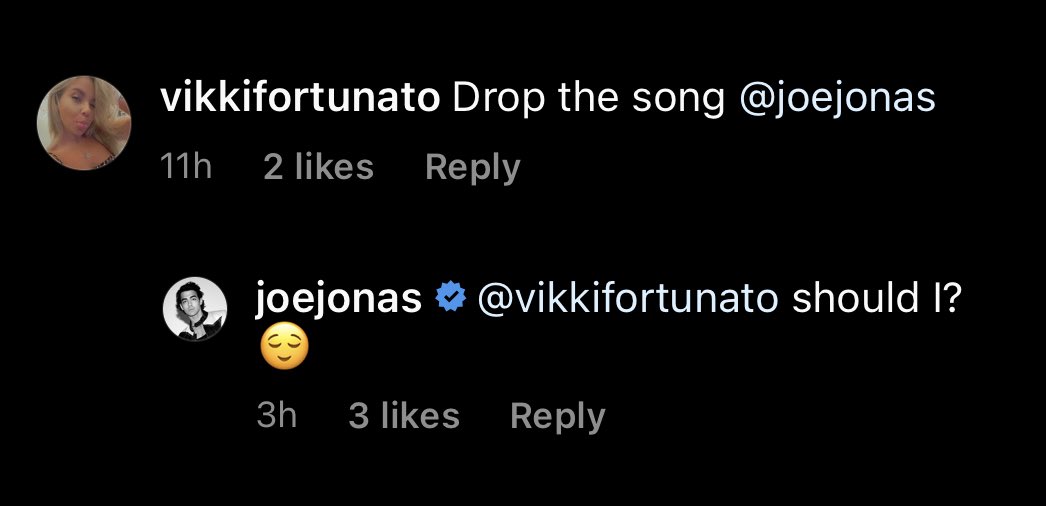joetrustjonas's tweet photo. This man Joe Jonas is asking if he should drop the new DNCE song. If you see this tweet, please tell him he should 🗣 #MakeYouMove https://t.co/TRCpSTd8LY