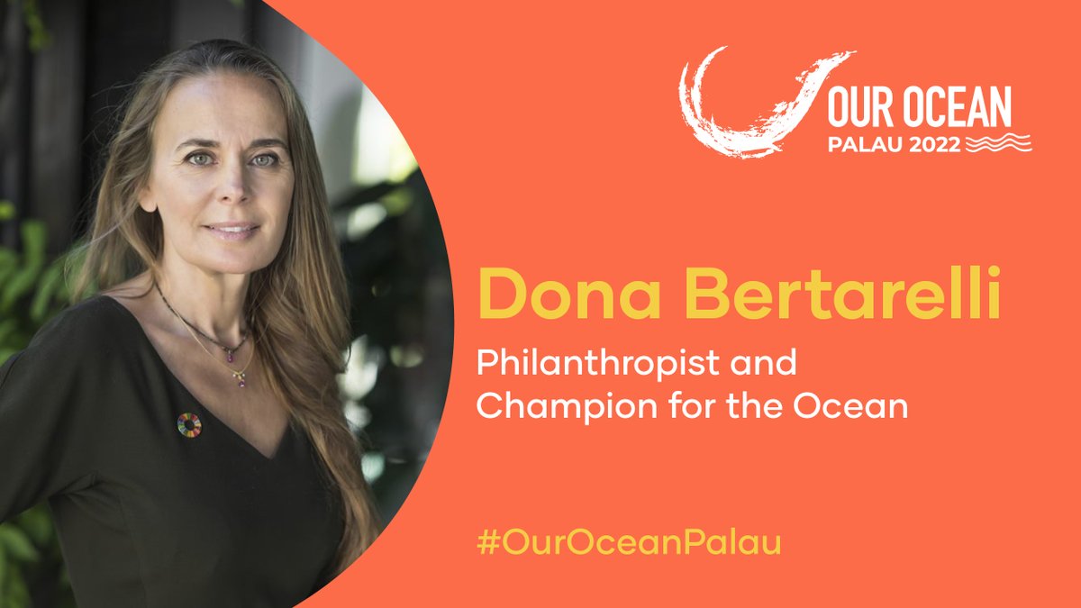 OurOceanOOC's tweet photo. Conversation on Partnerships for the Ocean: New Directions and Initiatives

"We need to find a balance between production and protection. We need to at least protect 30% of the ocean by 2030" @DonaBertarelli Philanthropist and Champion for the Ocean 

#OurOceanPalau #OurOcean https://t.co/raISq9t6cf