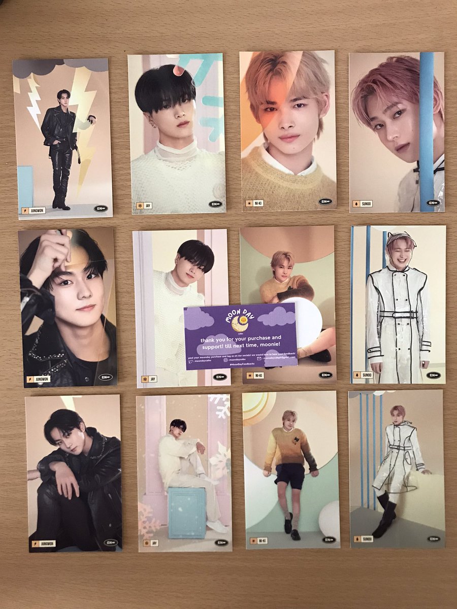 moondaycebu's tweet photo. #MoonDayOnHand 
ENHYPEN SG22 Postcards
— ₱20ea 
— onhand and ready to ship
— 10/10 condition
— 4 days dop, will ship after payment 

comment mine + item

can be for replacement, dm us lang your order code https://t.co/ibviJ5H9Y8