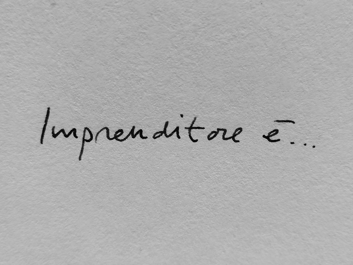 [parole tue]

Imprenditore è... continua tu.

#NuoviConTesti