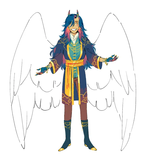 character designing! his name is eifri! ✏️ 