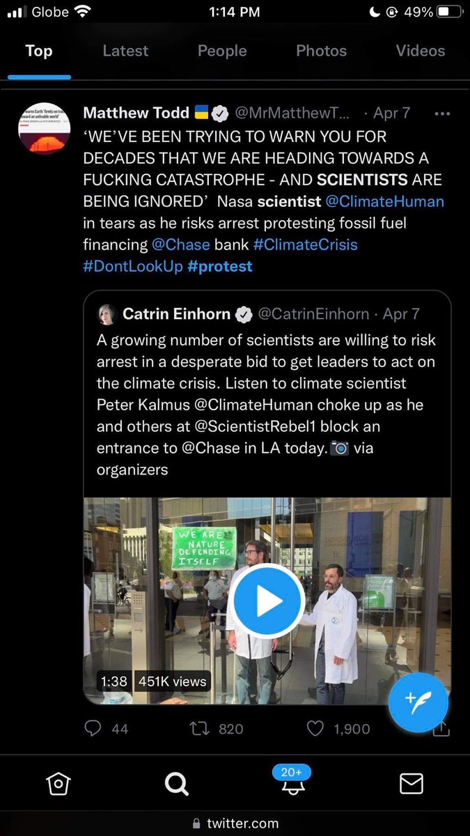kkoovante_'s tweet photo. SPREADING AWARENESS !!!

Scientists are now getting aRr#$TEd and getting desperate. We need to save the earth now!!! According to them, we only have 4-5 years. LET THE EARTH BREATH.

#ScientistRebellion https://t.co/Ru7oOeyK9w
