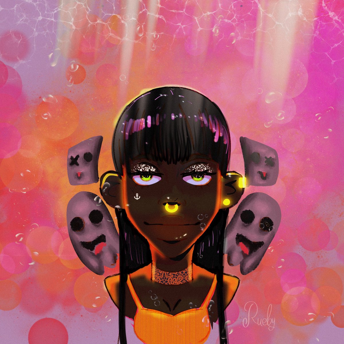 ruebyix's tweet photo. “CELINE” a piece born from uncertainty and insecurities. 

Experimenting with a new art style opened the doors of anxiety and overthinking for me
“is it good enough? Would anyone like it?”

https://t.co/D7hArn5HXS

Thread 🧵 https://t.co/4DhWNoNrfK