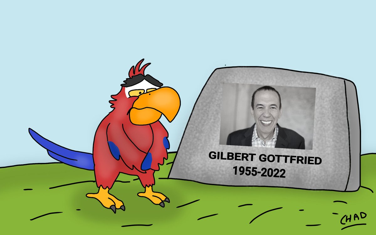 Rest in Piece 🙏  #GilbertGottfried @Disney #Aladdin #ripGilbertGottfried