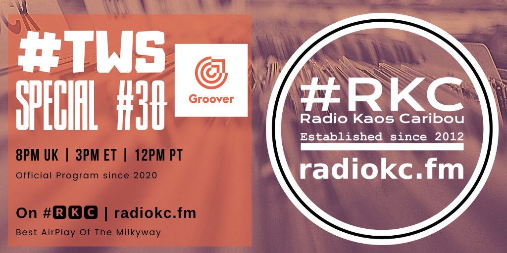 RadioKC's tweet photo. TODAY

🕗8PM UK⚪3PM ET⚪12PM PT

#TWS @HeyGroover SPECIAL

 EPISODE #30 | PREMIERE

🆕&amp; Upcoming Releases

⬇️Details⬇️
🌐 https://t.co/0d2h7460ag

📻#🆁🅺🅲 featuring

@maloneofficiel | Manu Shamba x Naneth Nkogue | @margotcavalier | Mystery Shapes | Natpena | @itsnysza

.../... https://t.co/kfvgtSVDi8
