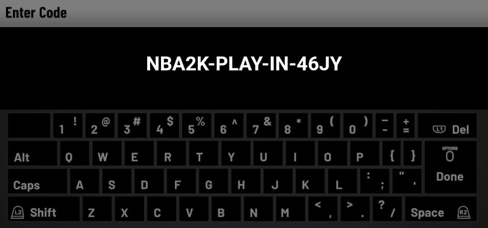 #LockerCode from the broadcast NBA2K-PLAY-IN-46JY #NBA2K22