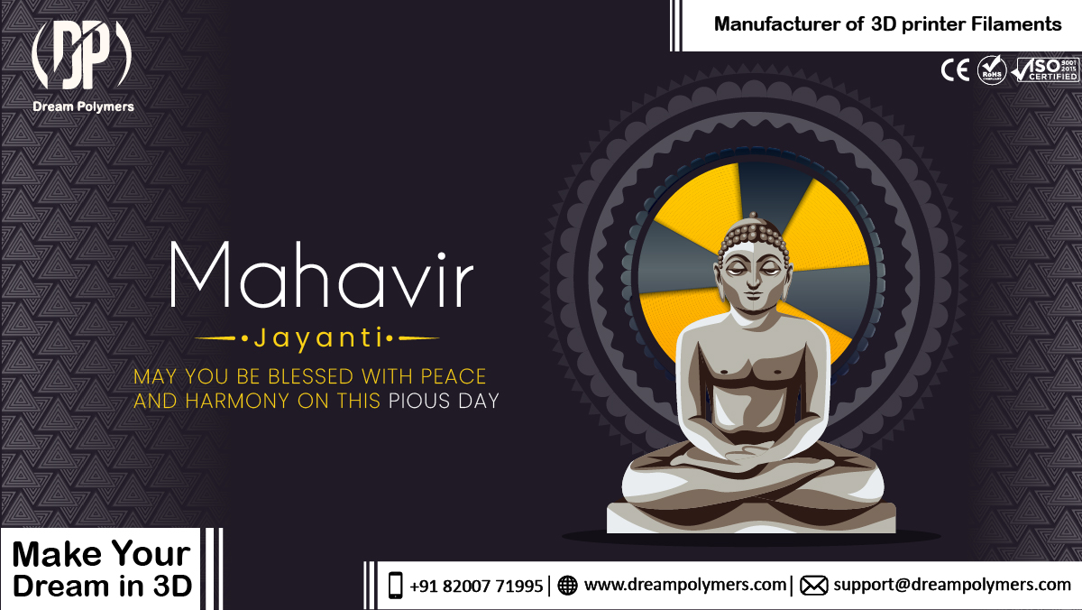May you be blessed with peace and harmony on this pious day. Happy Mahavir Jayanti

#3dprinted  #pla #pious 
 #3dprinting  #thingiverse
 #myminifactory  #impressao3d #3dprintindia
#3dfilament #3dprintingideas #3dprintingworld #MahavirJayanti 
#3dprintingnerd #3dprintedart