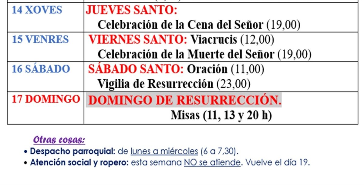 PARROQUIA SAGRADO CORAZÓN VIGO tweet media