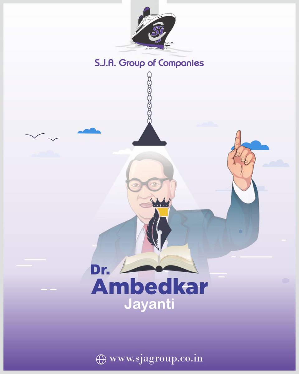 sja_group's tweet photo. Heartfelt Tributes to Bharat Ratna Dr Bhimrao Ambedkar Jiπ
His fiery efforts for upliftment of deprived sections of society & bringing equality will be an eternal inspiration for all ππ»
#AmbedkarJayanti #Ambedkar #AmbedkarJayanti2022 #SjaGroup #Logistics #India https://t.co/9fkVYCAaJi