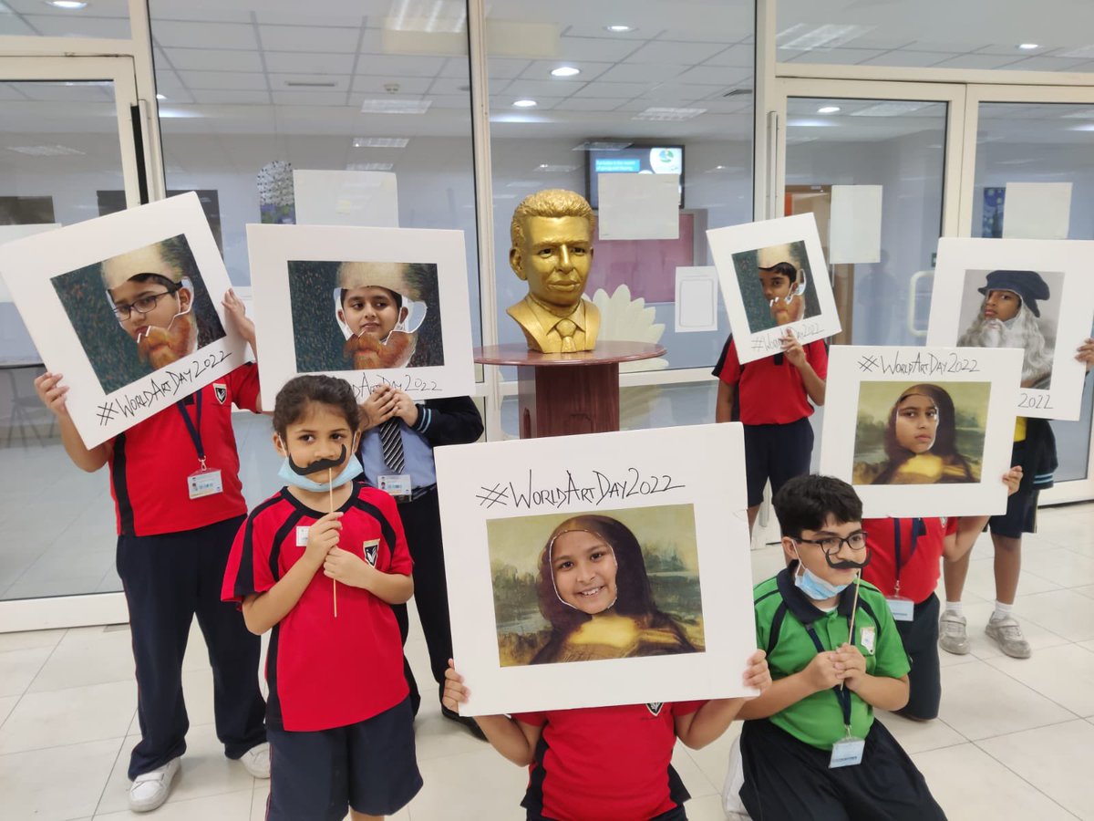Shauna1402's tweet photo. Celebrating Da Vinci’s birthday. It’s World Art Day !!! @GMA_Primary @KNargish @priyap70 @RobertKamau1 @NormanLisha @NoellaAlexis https://t.co/eBJNd89zH6