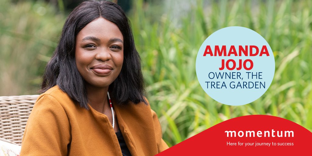 Momentum_za's tweet photo. .@TheTreaGarden owner, Amanda Jojo, made her share of the R1 million work for her by revamping this popular garden café. The doors will reopen soon PLUS she’ll launch her very own coffee brand! Big flavour means big business. #SuccessIsAPlan https://t.co/VAZTJ8lDSh