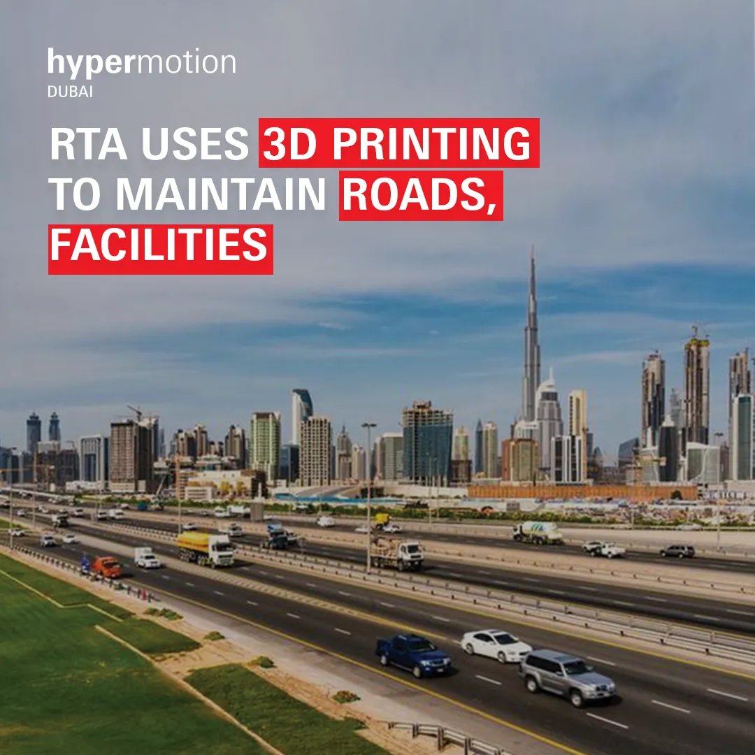 ابتكرت طرق ومواصلات دبي تقنية جديدة للطباعة ثلاثية الأبعاد لتصنيع قطع غيار النظم الكهروميكانيكية ومواد الاكساء المستخدمة في صيانة الطرق والمرافق التابعة للهيئة. buff.ly/37JGvIL

المصدر: زاوية

#HypermotionDXB #3DPrinting #Mobility #Transport