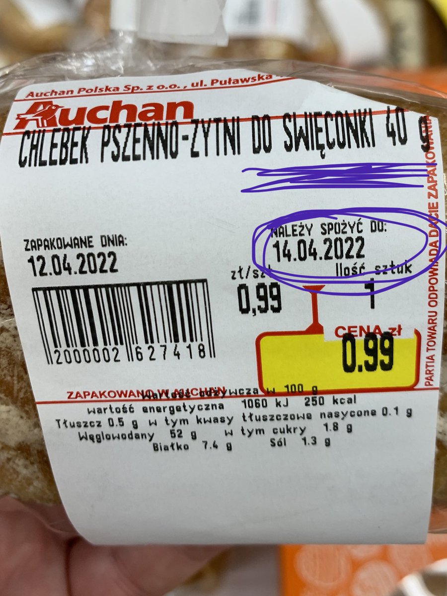 MANANDECO's tweet photo. #Auchan proponuje śniadanie Wielkanocne spożyć najpóźniej do dzisiaj https://t.co/mA9uiBA2Ek