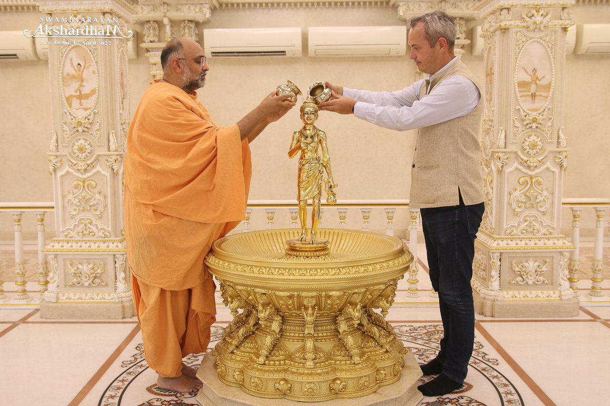 pranevicius's tweet photo. Memorable visit to @DelhiAkshardham - spiritual and cultural center in Delhi and the Largest Comprehensive Hindu Temple in the world. Great honor to meet Administrative head of Akshardham GM Swami and to learn more about @BAPS_PubAffairs https://t.co/BKwZOEjzX0