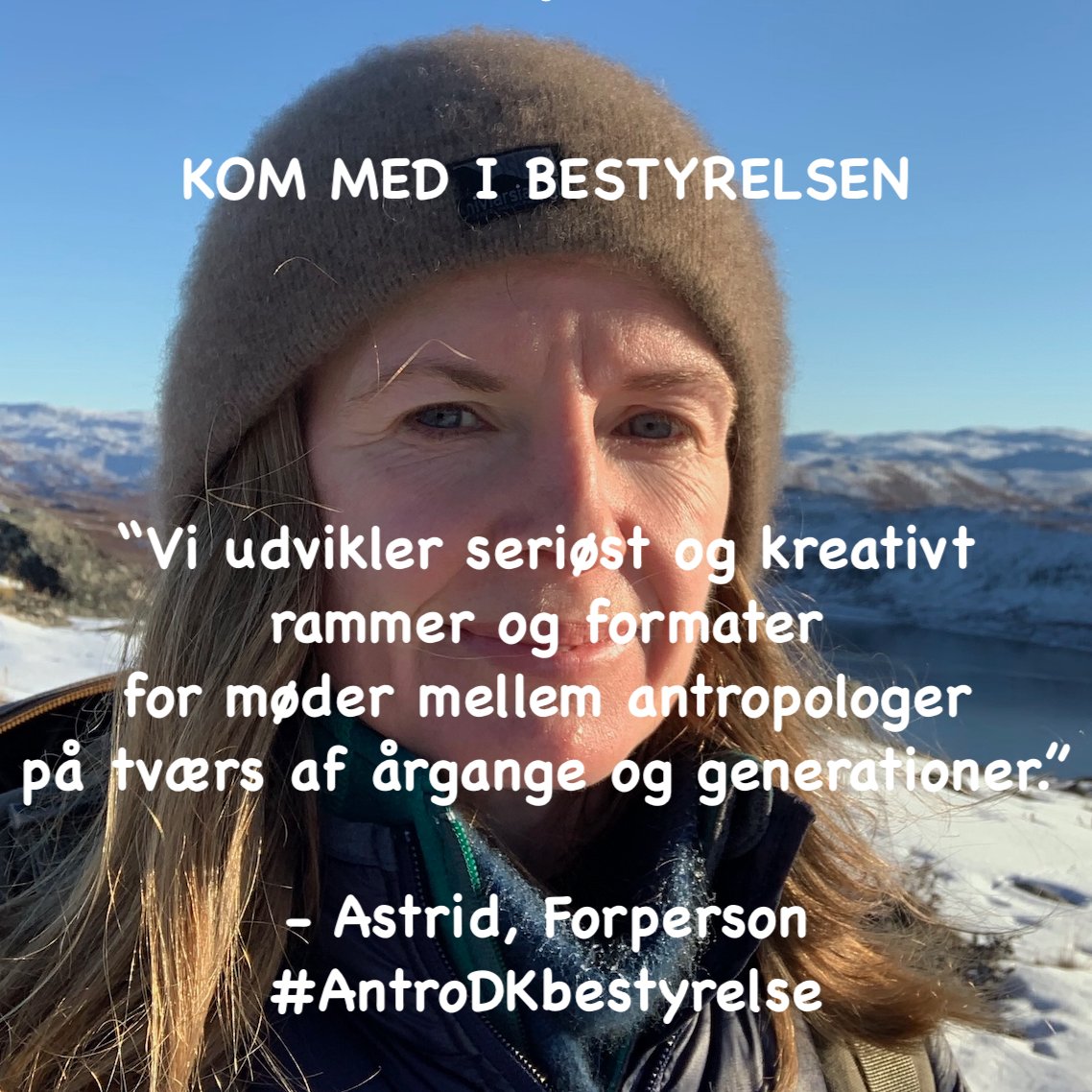 AntroDK's tweet photo. ANTROPOLOGFORENINGEN SØGER NYE BESTYRELSESMEDLEMMER
⚠️🗣️ VIL DU VÆRE MED?
👉 Se mere: https://t.co/Tcgo3k2a0W & https://t.co/LWRc6LzO0r
👉 Og kom med til generalforsamlingen 2022: https://t.co/dxaZtnKoGN
#AntroDKbestyrelse #bestyrelsesarbejde #antropologi #AntroDK #AntroDKGF2022 https://t.co/PO4kxURjbG