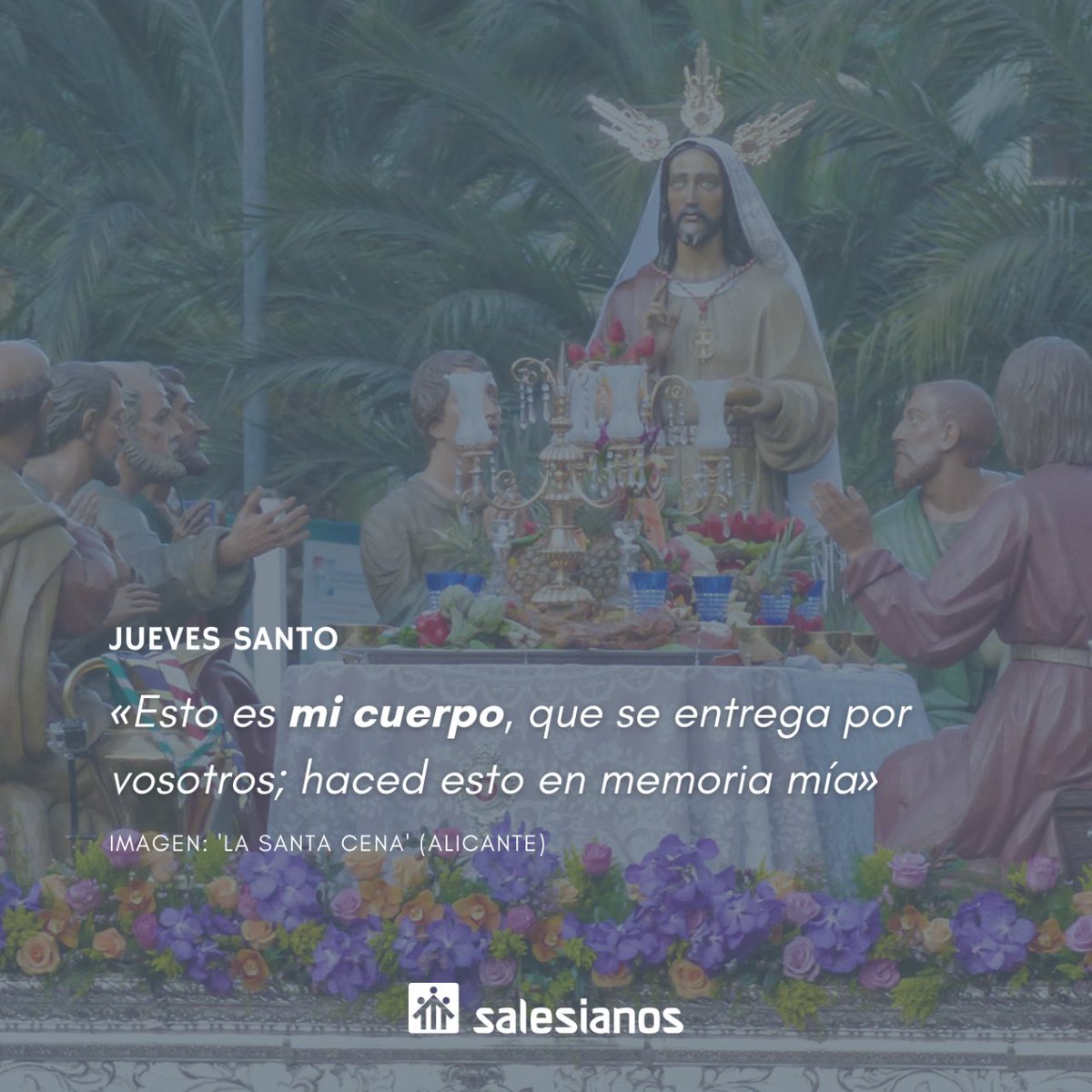 SalesianosEs's tweet photo. Amar hasta el extremo.

#JuevesSanto #PascuaSalesiana https://t.co/v1aGo5dgKv