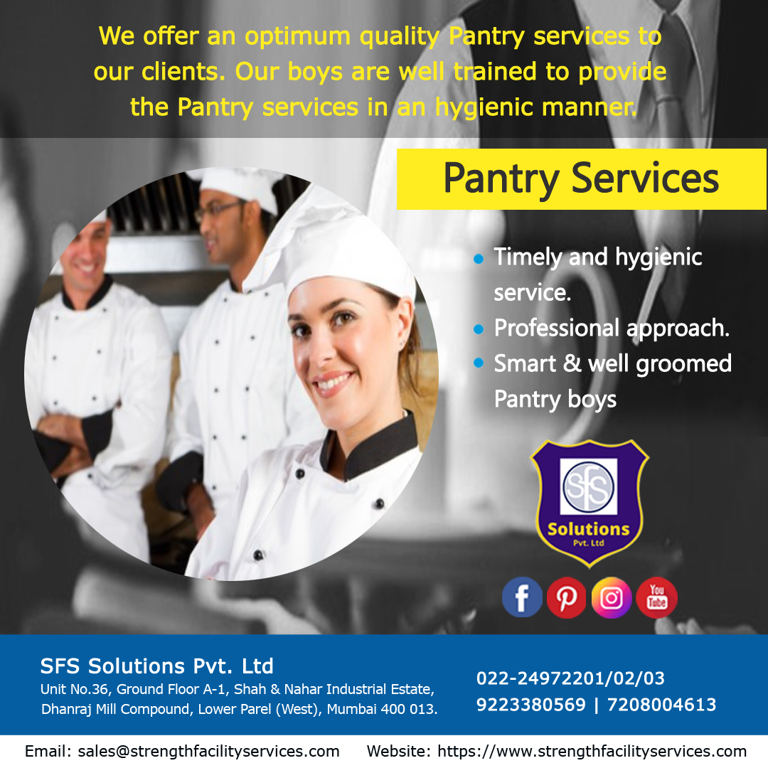 sfs_groups's tweet image. The pantry services we provide to our clients are of the highest quality. 
Our boys are well trained to provide the pantry services in an hygienic manner
Phone: 7208004613 / 9223380569
Website: strengthfacilityservices.com
#Cleaning #Cleaningservice #hotelcleaning #roomcleaning #clean