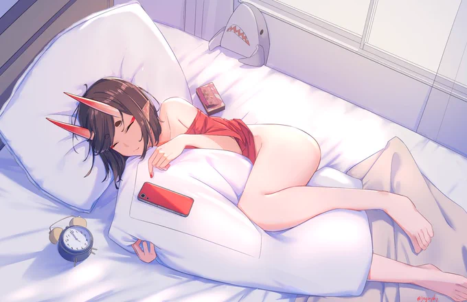 #FGO 
あと5分.......😴☀️☀️ 