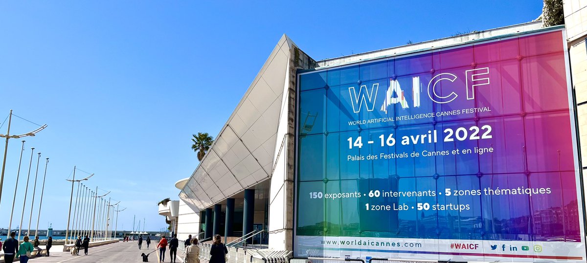Le rendez-vous mondial des professionnels de l’intelligence artificielle ouvre ses portes aujourd’hui à #Cannes 🤖 #CotedAzurFrance