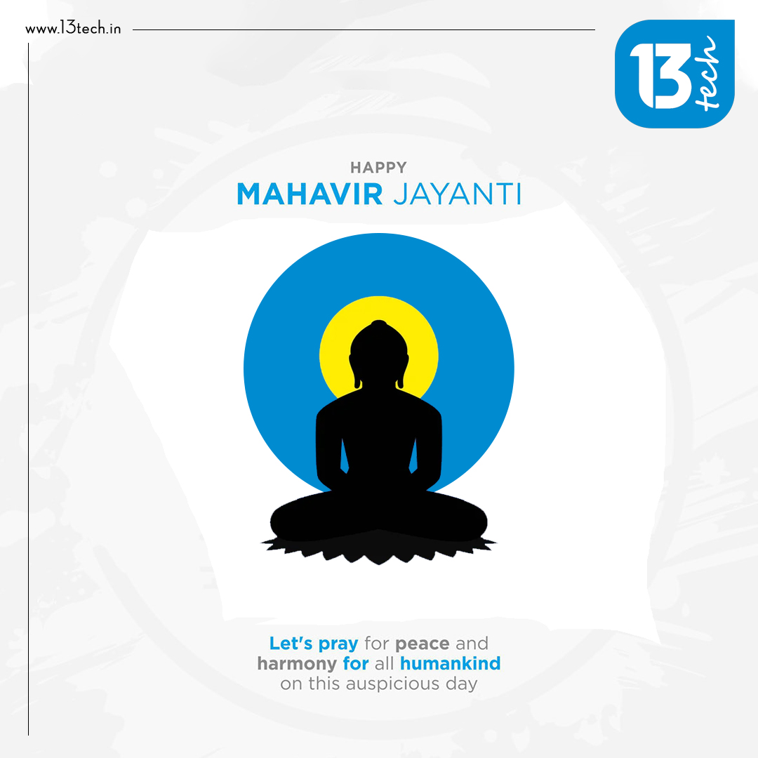 Thirteentech's tweet photo. The best way to observe such auspicious occasion is to strive for peace and strengthening the bonds of brotherhood. Happy Mahavir Jayanti
#MahavirSwamiJayanti #MahavirJayanti #jainism #lordmahavir #parshwanath #india #13tech #adagency #rajkot https://t.co/YqVubVGxOh