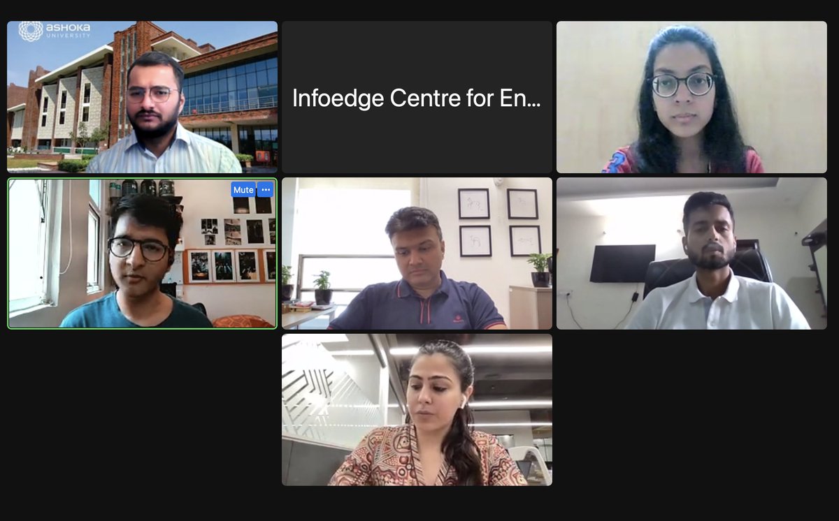 InfoEdge Centre for Entrepreneurship @ Ashoka Univ tweet media