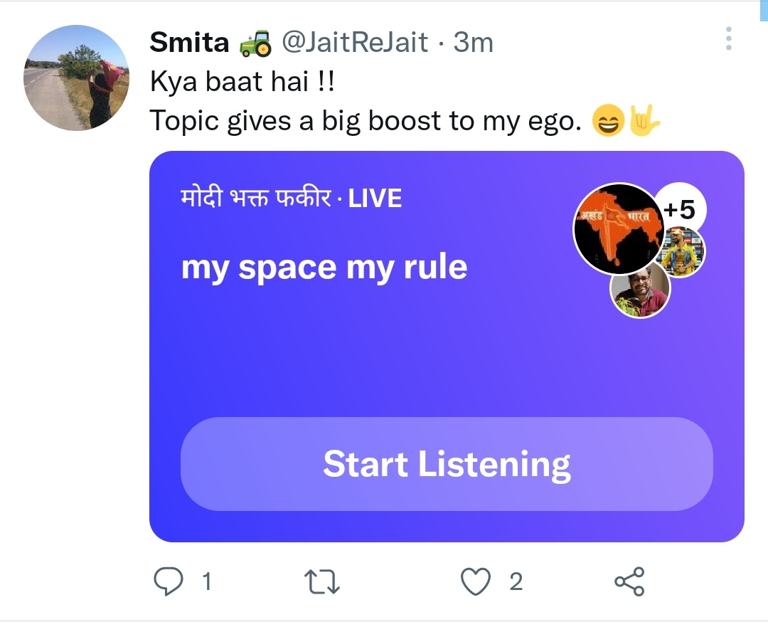 MS_Dhonigiri07's tweet image. Kya baat hai !!
Topic gives #30Second boost to my ego. 😄🤟