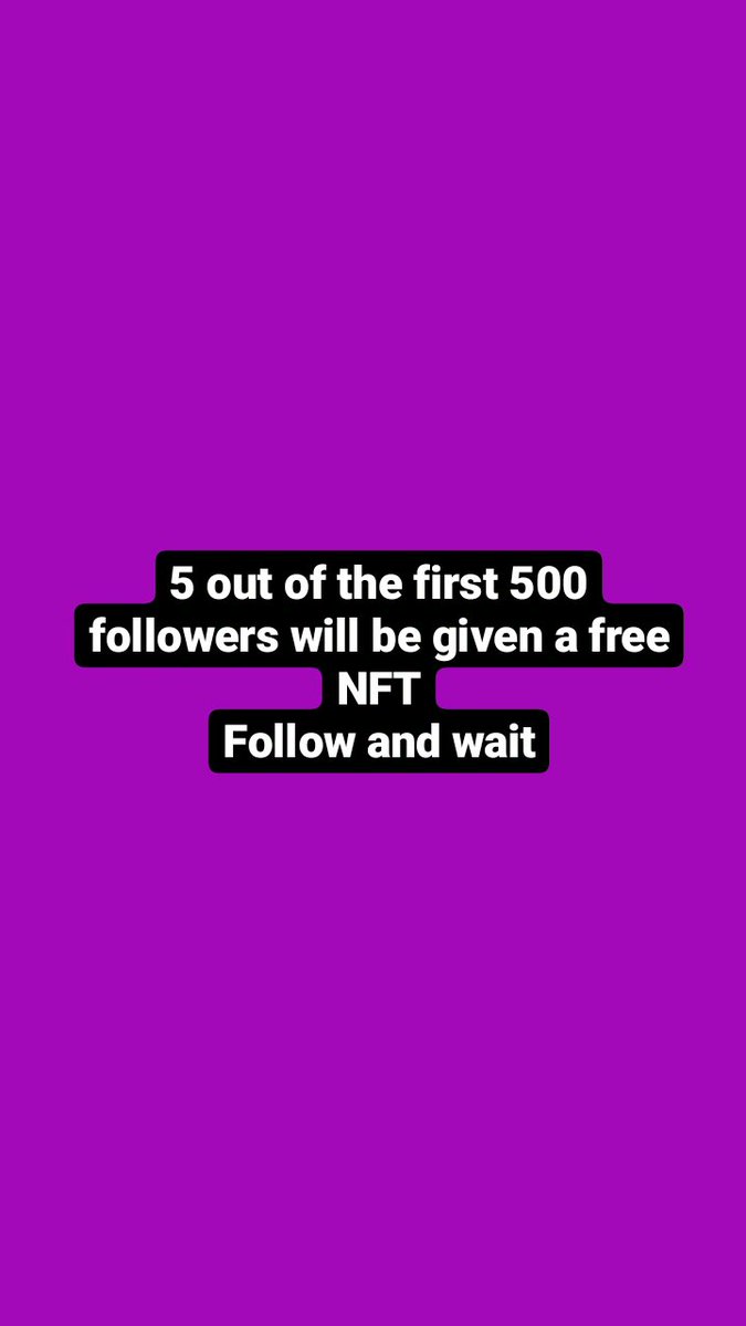 GirelNft's tweet photo. 5 people will be given a free NFT out of the top 500 people who follow our Instagram account
https://t.co/QplzpM4q1W

#NFT #NFTS #nftart #nftcollector #nftcollectibles #nftartwork #nftnews #nftartist https://t.co/dawyb3oAVS