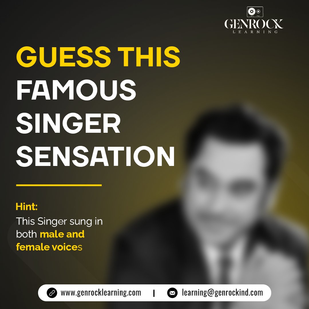 Genrockind's tweet image. It's time to check your knowledge of the music world. He's not only a musical genius, but he also dazzled the world with his acting talent. Any guesses on who he is?

Let us know in the comments section below!

#GenRock #guessthesinger