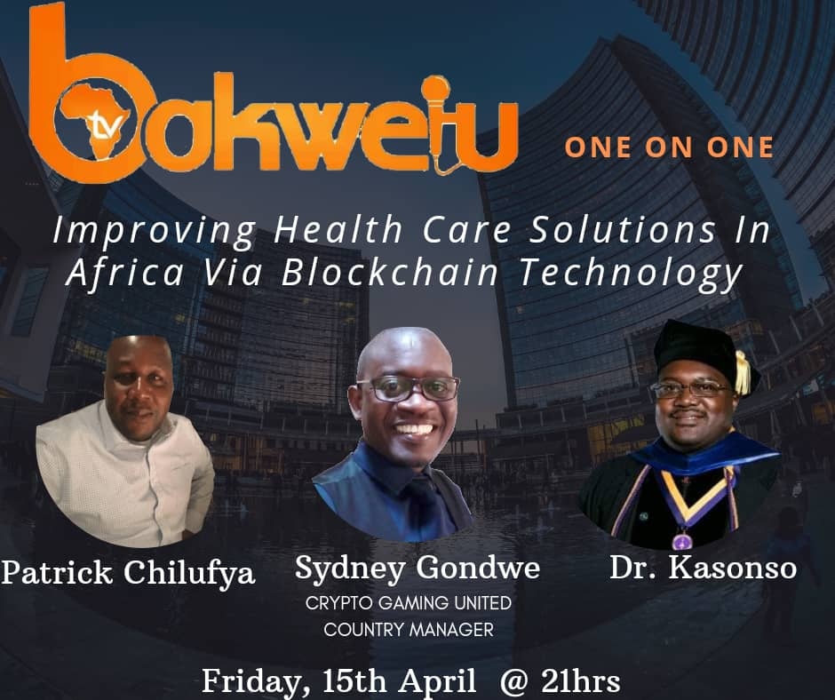 GondweMr's tweet photo. Join Me Tomorrow With The Bakwetu TV Crew As We Discuss Blockchain Solutions In The HealthCare Industry And How CGU Zambia Has Created A New Crypto Earning Sector In Africa Through Play2Earn.
#blockchaintechnology #BlockchainWeekZm #cgu #HealthTech
https://t.co/5aezBVa6Lm https://t.co/61Au9apCQT