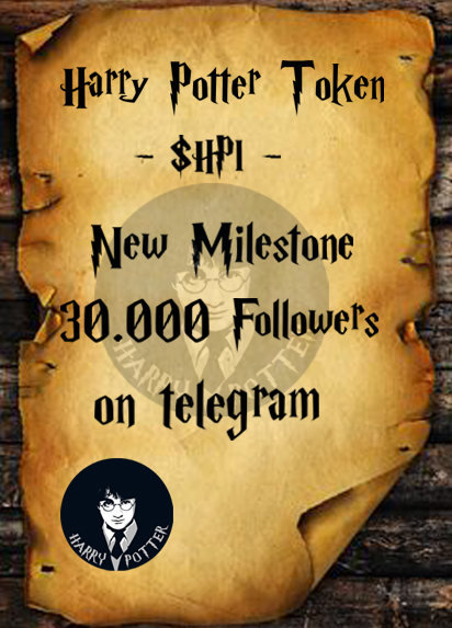 Congrats to our Harry Potter Token telegram group for reaching over  30,000 members!!
We are happy to show out that our telegram channel has reached 30,000 members. Not a big number but it is a great motivation for us to make community bigger in future . 
#HPItoken #Binance #BNB