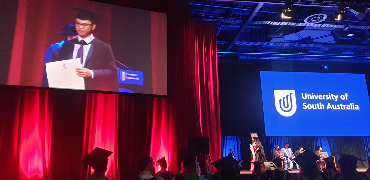 That moment you get to your son's graduation ceremony on time and they are still going with A for Architecture and he did J for Journalism <a href="/PatJamesNews/">Patrick James</a> <a href="/UniversitySA/">UniSA</a>