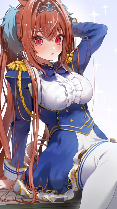 ダスカの髪いい匂いしそう… #ウマ娘 #ダイワスカーレット 