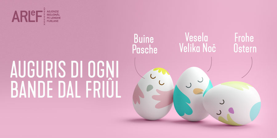 Agjenzie_Arlef's tweet image. La #ARLeF us augure une buine #Pasche!
Cu la sperance che la Pasche e insegni a dut il mont la lenghe de #pâs, auguris di cûr, auguris di ogni bande dal #Friûl!