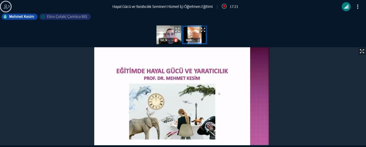 BilKurs's tweet photo. BİL Eğitim Kurumları Öğretmenlerine yönelik Mesleki Gelişim Seminerleri kapsamında Prof. Dr. Mehmet Kesim'in konuşmacı olduğu "Eğitimde Hayal Gücü ve Yaratıcılık" eğitimi düzenlendi. https://t.co/oo8lvS0sXq