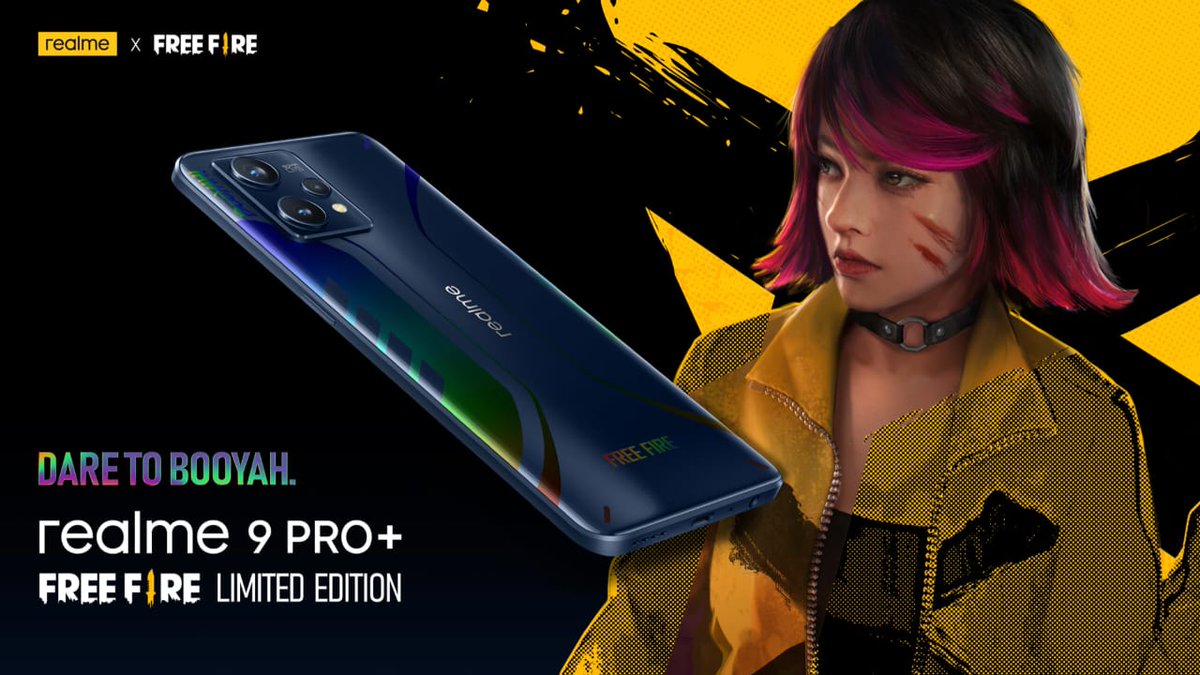 IngusanPapah's tweet photo. Surprice bangeett tiba-tiba @realmeindonesia  launching realme 9 Pro+ edisi Free Fire Limited Edition yang katanya bisa dipake Smooth main Free Fire, bakal seru nih #realmeTerbaikRamadan https://t.co/m2XUCaruhM