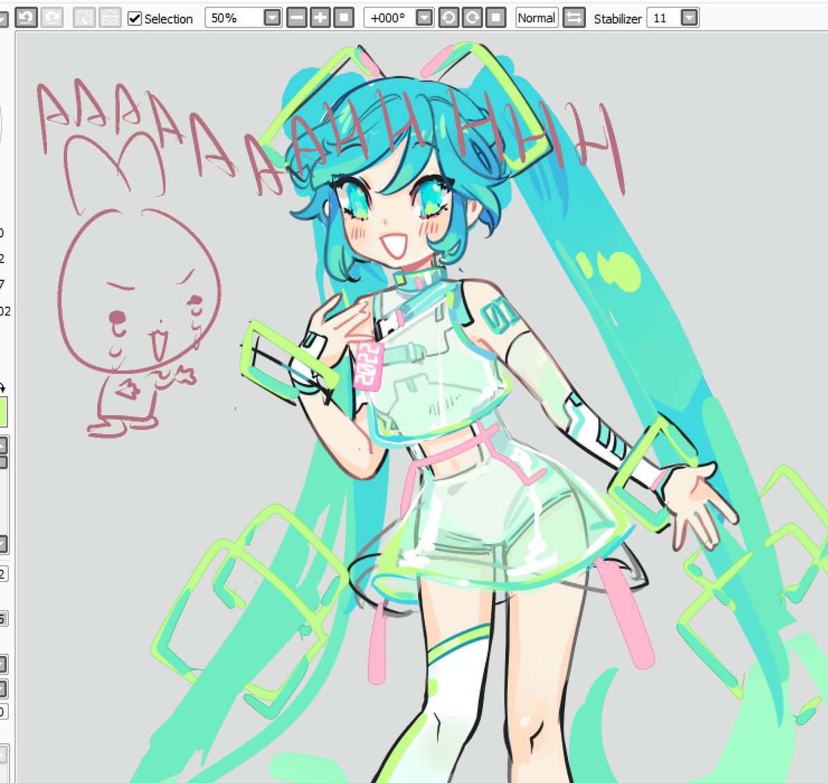 after a million years square miku is finally coming together!!!!!! 