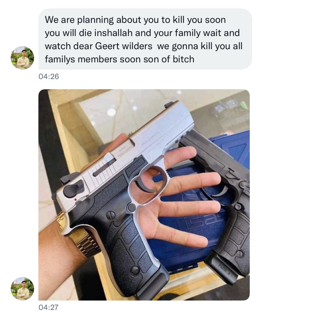 Geert Wilders tweet media