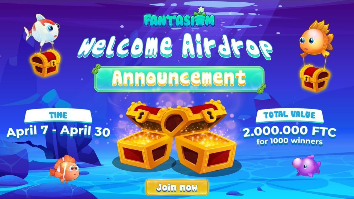 CryptoTownEU's tweet photo. 🚀 Airdrop: Fantasium
💰 Value: $6,000 worth of $FTC
👥 Referral: +5 Entries
📅 End Date: 30th April, 2022
🏦 Distribution Date: 15 days after listing DEX

Go to the Airdrop Page
https://t.co/6hjjkk1ryz

#Airdrop #Airdrops #Crypto #Giveaway https://t.co/6ZoZARR5DJ