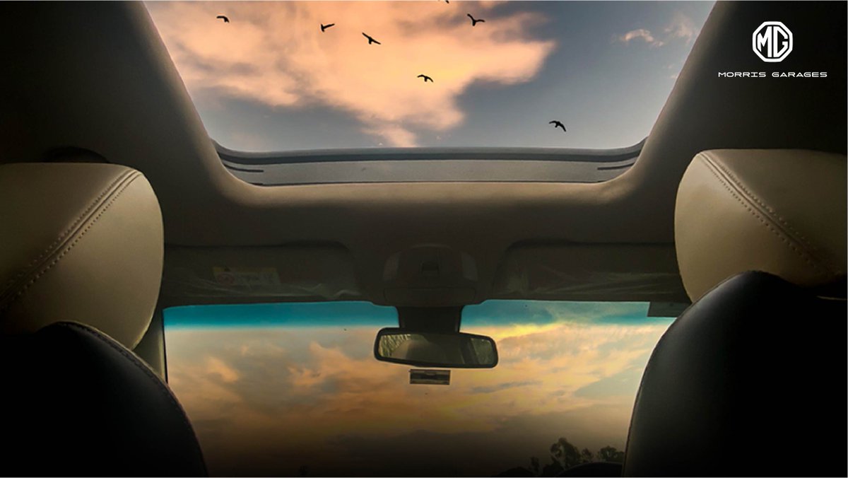 MGMotorIn's tweet photo. Sky’s the limit, when you are open to new adventures. #NothingLikeMG https://t.co/8ms8ivOg8a